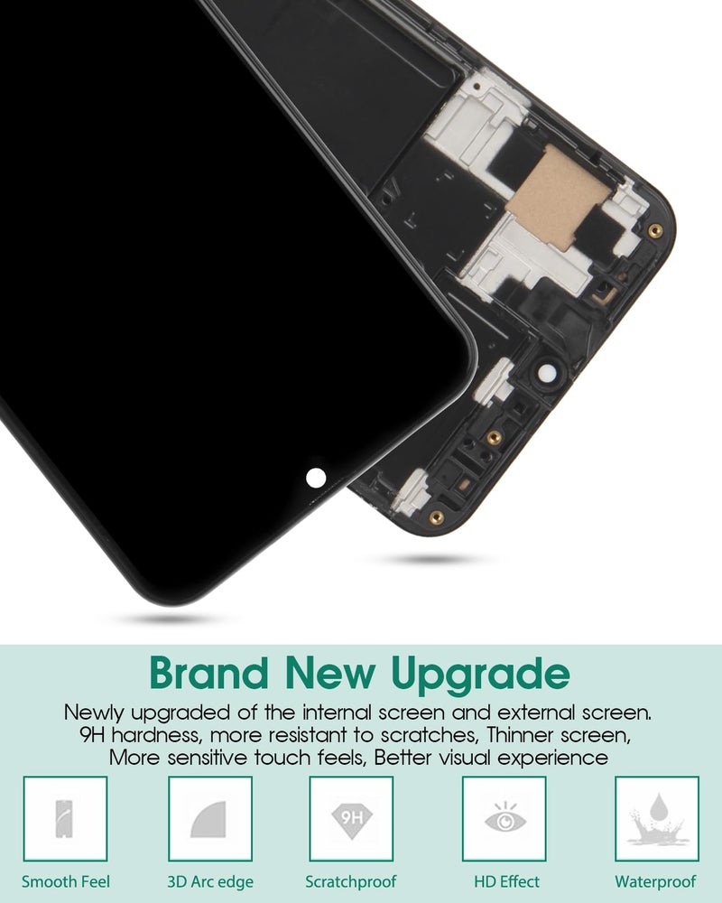 SRJTEK OLED for Samsung A50S Screen Replacement for Samsung Galaxy A50 LCD Display A505F/DS A505G/DS SM-A505 A505FDS Touch A505 A507 Screen SM-A507F, SM-A507FN, SM-A5070 Digitizer Assembly (Black+ Frame) - Image 5